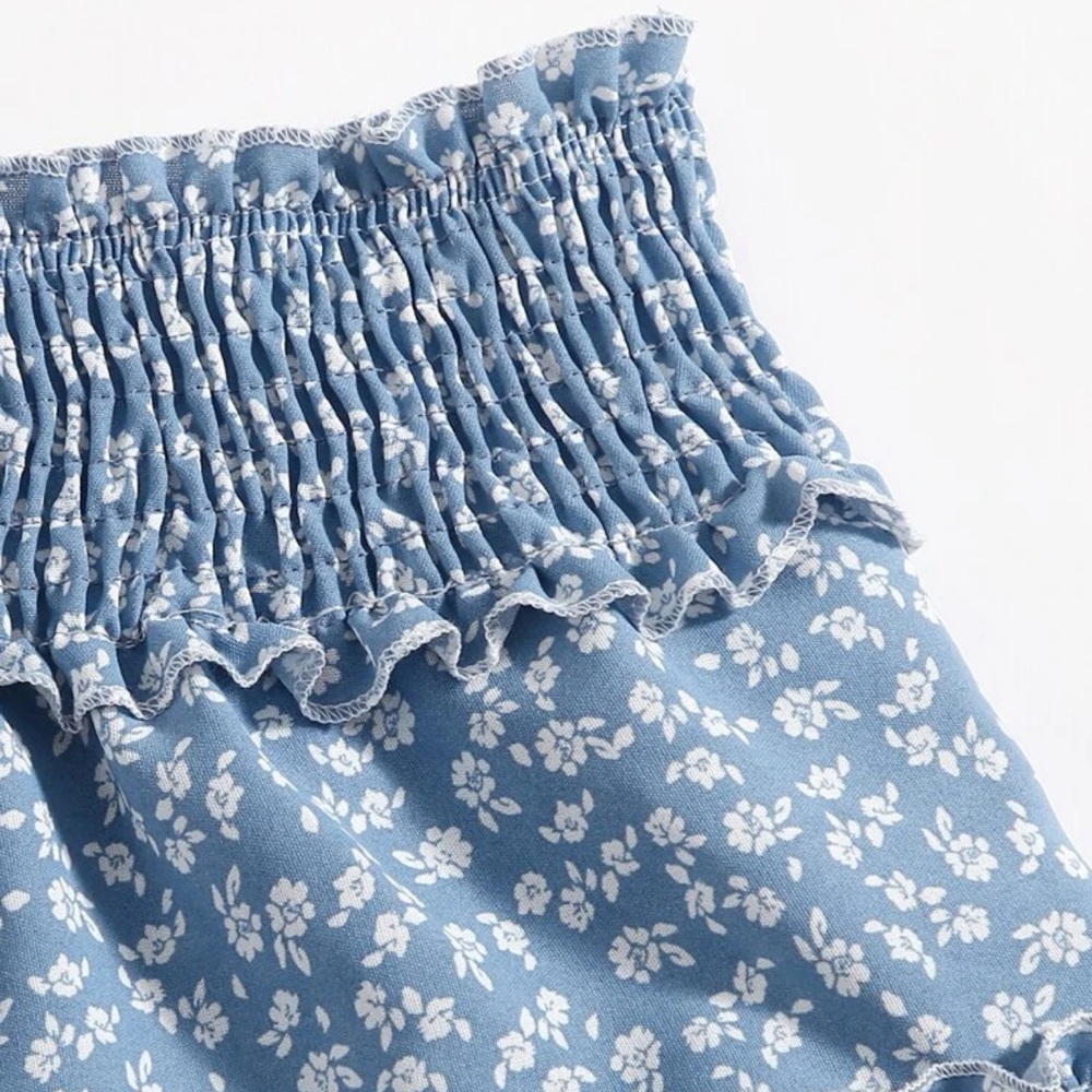 Floral Boho Ruffle Layered Skirt - Picture 3 of 4